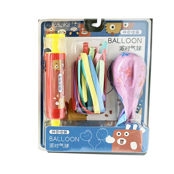 Mumuso Party Balloons Set With Inflator